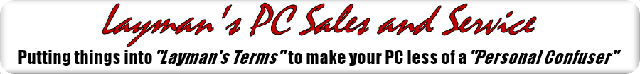 Layman's PC Sales and Service Logo